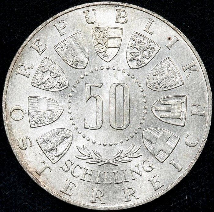 Oostenrijk. 50 Schilling 1963 / Tirol, Postzegels en Munten, Munten | Europa | Niet-Euromunten