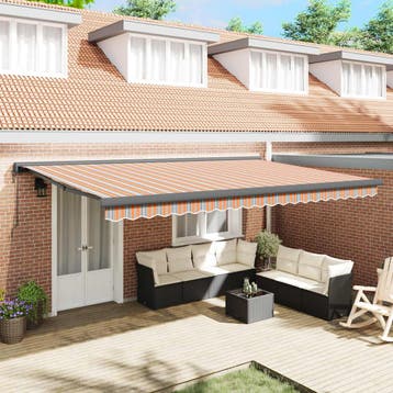vidaXL Elektrische Zonneluifel 5 x 3 m, Verzenden, Nieuw