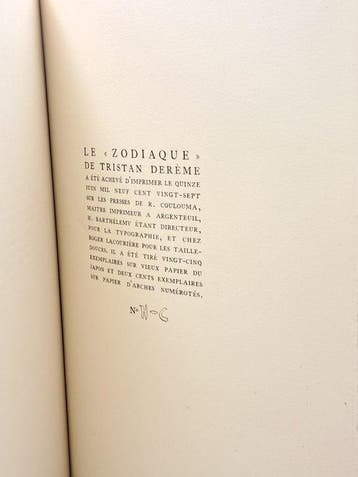 [Signé - Truffé] - Tristan Derème / Hermine David - Le