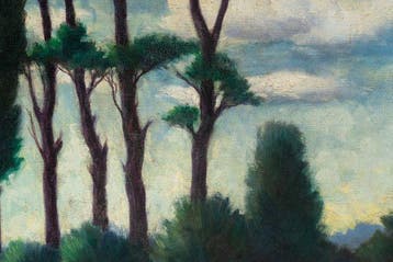 Fritz-August Bimler (1890-1966) - Summer Landscape with, Antiek en Kunst