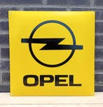 Opel emaille geel, Verzamelen, Merken en Reclamevoorwerpen, Verzenden, Nieuw