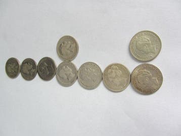 Nederland. Willem II, Willem III, Wilhelmina. 1/2 Gulden