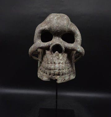 Prachtig schedelmasker - sculptuur - Nigeria (Zonder