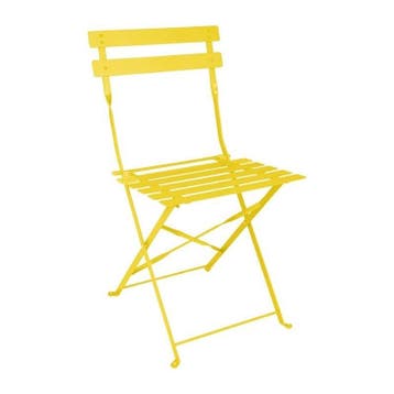 Inklapbare Stoelen | PERTH | Staal | Yellow | In-/Outdoor |, Verzenden