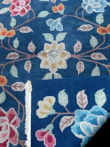 Elegant Blue Field - Modern - China - Tapis - 177 cm - 120, Huis en Inrichting, Nieuw