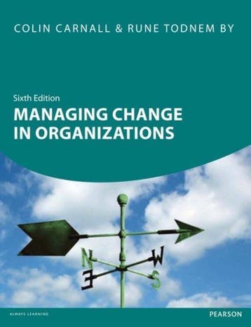Managing Change in Organizations 6th edn 9780273736417, Verzenden, Carnall Colin