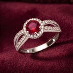 Sans prix de réserve - Bague Argent Rubis, Bijoux, Sacs & Beauté