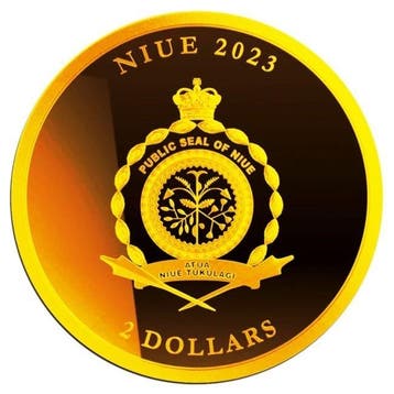 Niue. 2 Dollars 2023 1 oz Niue Icons of Inspiration Queen