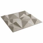 vidaXL Wandpanelen 12 pcs Diamond Beton 50 x 50 cm XPS, Verzenden, Nieuw