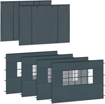 2dekans | VONROC Zijwanden Set - 6x3M – 6 stuks - Voor 2 x, Ophalen of Verzenden