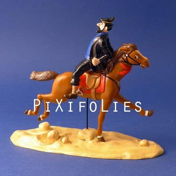Figurine Moulinsart - Tintin - Pixi 46918 - Haddock Cheval -