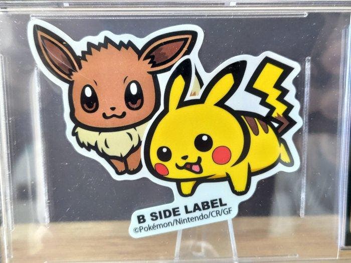 Pokémon Graded card - Pokemon Stickers B Side Label Eevee, Hobby & Loisirs créatifs, Jeux de cartes à collectionner | Pokémon