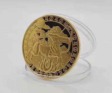 Wereld. ND, Conjunto de 12 medalla de Signos del Zodiaco