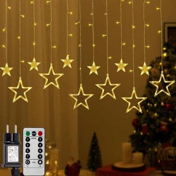 LED Lichtgordijn - Kerstversiering  - Kerstverlichting - 3 m, Verzenden