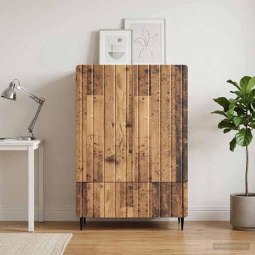 vidaXL Dressoir Oud hout 66 x 34,5 x 97 cm Bewerkt hout, Huis en Inrichting, Kasten | Dressoirs, Verzenden, Nieuw