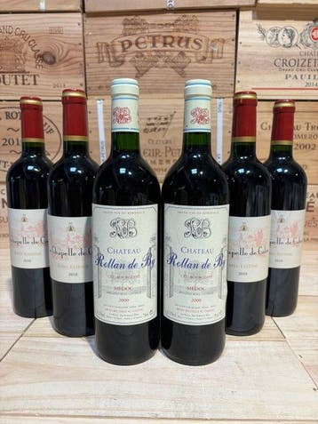 2010 x 4 La Chapelle de Calon 2000 x 2 Chateau Rolland de By, Nieuw