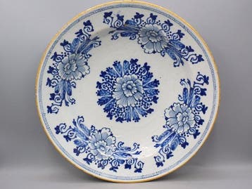 Plaque de charge (3) - Faïence de Delft, fin du XVIIIe, Antiquités & Art