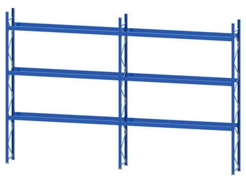 Palletstelling - 3 staanders 5400x800 + 3 niveaus 4000x140mm, Ophalen of Verzenden