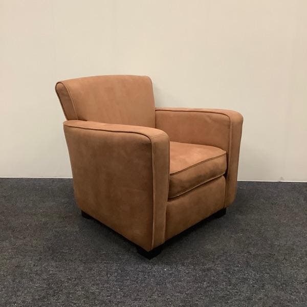 so True Fauteuil , bruin Alcantara (imitatie leder), Maison & Meubles, Chaises