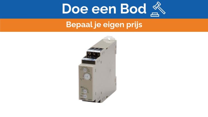 Bieden: Omron H3KD-M2A din rail mount timer 12V, Watersport en Boten, Bootonderdelen, Ophalen of Verzenden