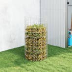 vidaXL Compostbak Ø50x100 cm gegalvaniseerd staal, Verzenden
