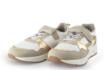 Milo &amp; Mila Sneakers Meisjes in maat 35 Beige, Enfants & Bébés, Vêtements enfant | Chaussures & Chaussettes, Verzenden, Schoenen