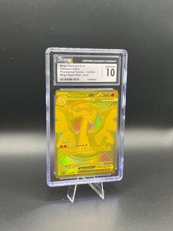 Pokémon - 1 Graded card - Mega Charizard X Phantasmal Flames, Nieuw