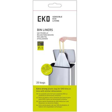 Afvalzakken | Kunststof | Wit | 30.3L | EKO Afvalbakken |, Verzenden