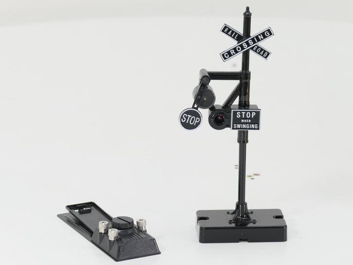 Schaal 0 RailKing 30-1093 No. 140 Banjo signal black base..., Hobby en Vrije tijd, Modeltreinen | Overige schalen, Rails, Gebruikt