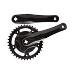 crankstel 38T Zwarte crankset aluminium 170mm, Fietsen en Brommers, Fietsonderdelen, Verzenden, Nieuw