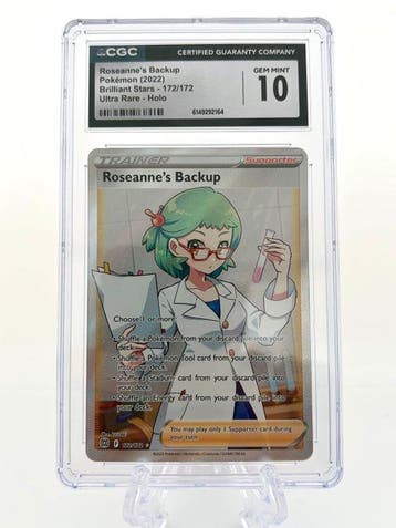 Pokémon - 1 Graded card - Roseanne’s Backup - Brilliant, Nieuw