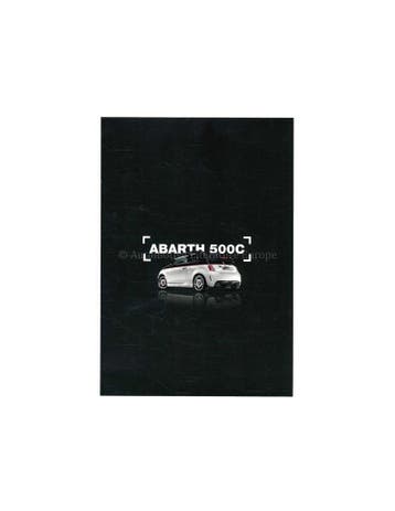 2010 ABARTH 500C BROCHURE ENGELS