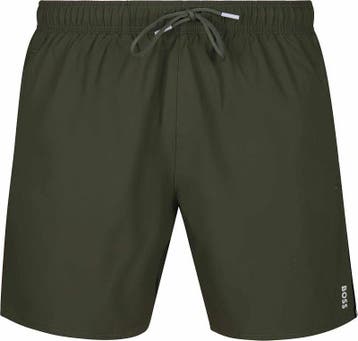 BOSS Zwembroek Olive maat Maat 52/54 (L) Heren, Verzenden, Nieuw, Maat 52/54 (L), BOSS