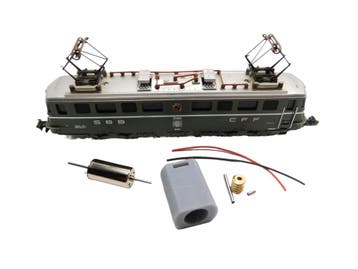 micromotor NM038G  N motor ombouwset voor Minitrix Ae 6/6, Overige merken, Gelijkstroom, Verzenden, Overige typen