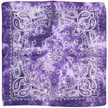 Fako Fashion - Paisley Bandana - Tie Dye - Acid Wash - Paars, Kleding | Heren, Verzenden, Nieuw