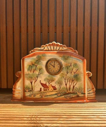 Klok - art deco - Art Deco Glas, Porselein, Aardewerk -