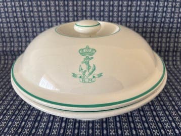 P. Regout & Co. - Soupière - 1890 - 1910 - Porcelaine -, Antiquités & Art