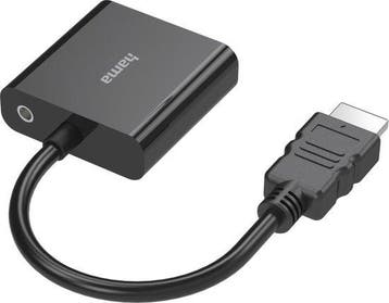 Hama Video-adapter HDMI™-stekker - VGA-aansluiting Audio-., Audio, Tv en Foto, Cd-spelers, Verzenden, Nieuw