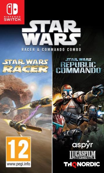 Star Wars Racer and Commando Combo (Switch Games), Ophalen of Verzenden, Zo goed als nieuw