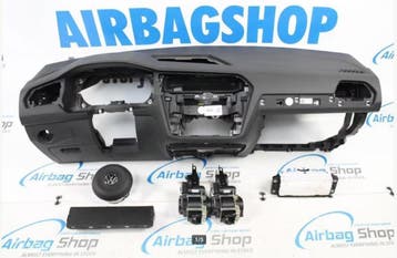 Airbag set Dashboard zwart GTI Volkswagen Tiguan 2016-heden, Gebruikt, Volkswagen