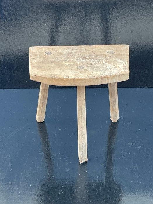 Tabouret - Bois - Deux tabourets vintage, Antiquités & Art, Art | Objets design