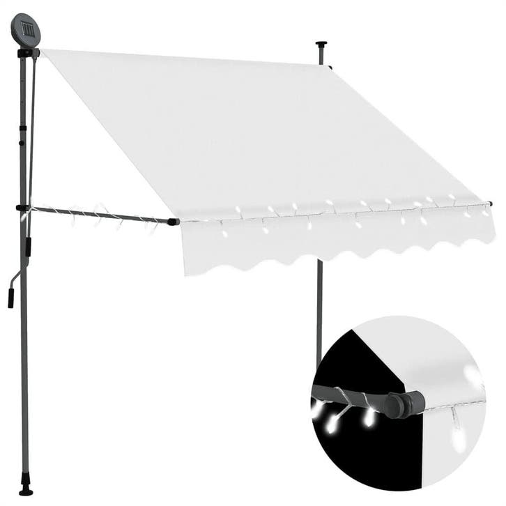 Luifel 200cm met LED | Tweede kansje | OP = OP (zonwering), Tuin en Terras, Zonneschermen, Minder dan 250 cm, Zo goed als nieuw