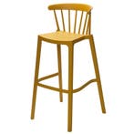 Barkruk | WINDSON | Okergeel | Kunststof | Outdoor |, Zakelijke goederen, Verzenden, Nieuw in verpakking