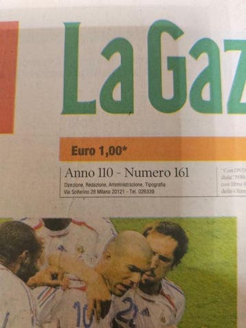 Tutto vero! Campioni del mondo - 2006-2006, Nieuw