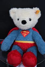 Steiff Superman, pluche, 30cm - Teddybeer - 2020+ -