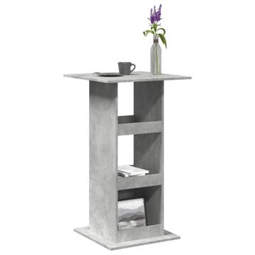 vidaXL Bartafel met opbergruimte 60x60x102 cm bewerkt hout, Verzenden, Nieuw