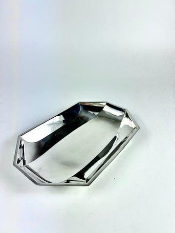 Plat - Plaqué(e) argent - Bol, panier à pain.