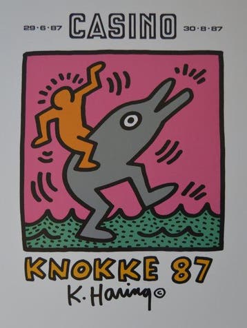 Keith Haring - Casino Knokke 87 - Jaren 1980