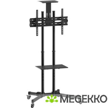 Equip 650603 70  Portable flat panel floor stand Zwart flat, Audio, Tv en Foto, Televisiebeugels, Verzenden, Nieuw