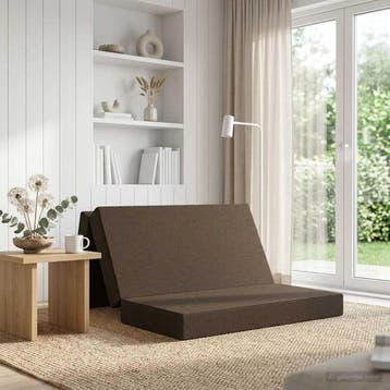 vidaXL Vouwbare Sofa Bed 160 x 67 x 45 cm Taupe, Verzenden